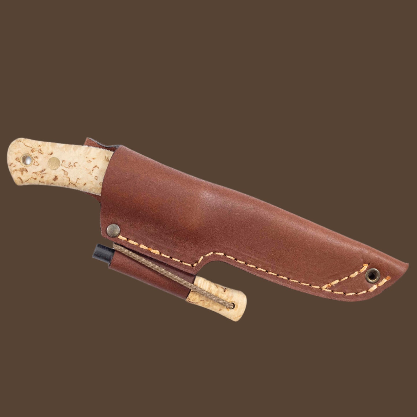 No.10 Swedish Forest Knife - Curly Birch Handle