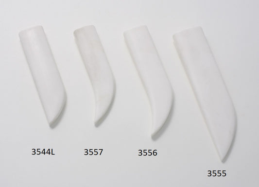 Curved plastic sheath insert - up to 21mm wide blades