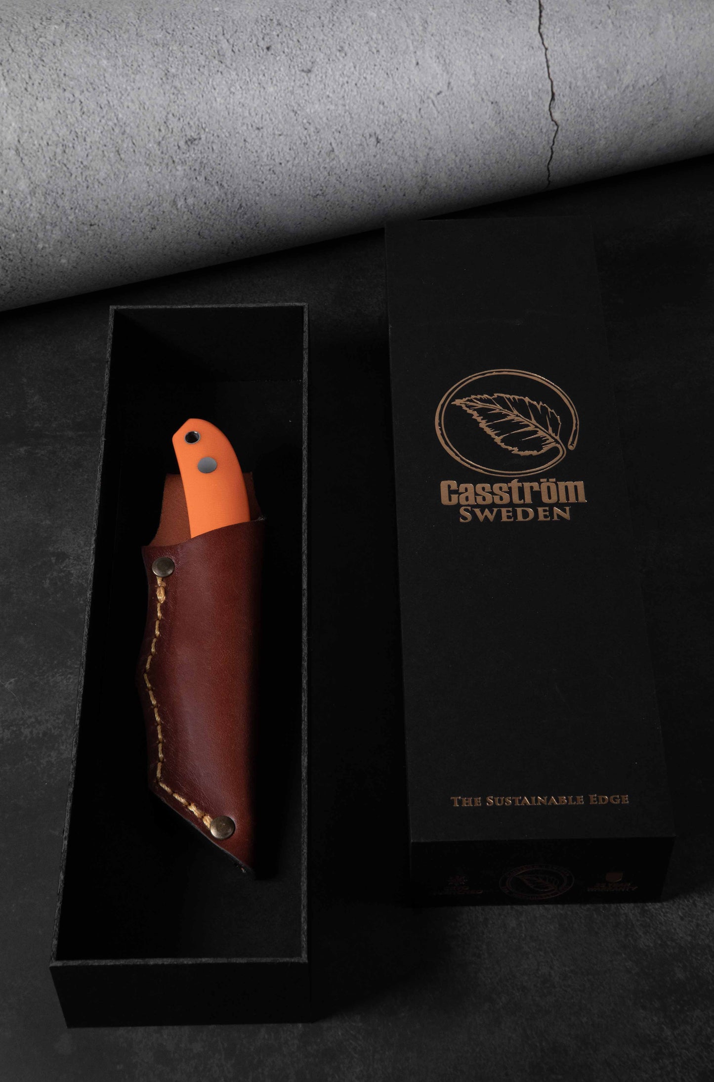 Safari Mini-Hunter LEATHER SHEATH