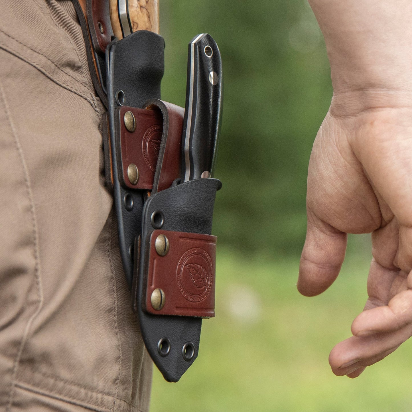 Short Belt hanger for Kydex Sheaths