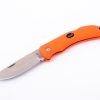 Swede 10 ORANGE HANDLE LEATHER SHEATH