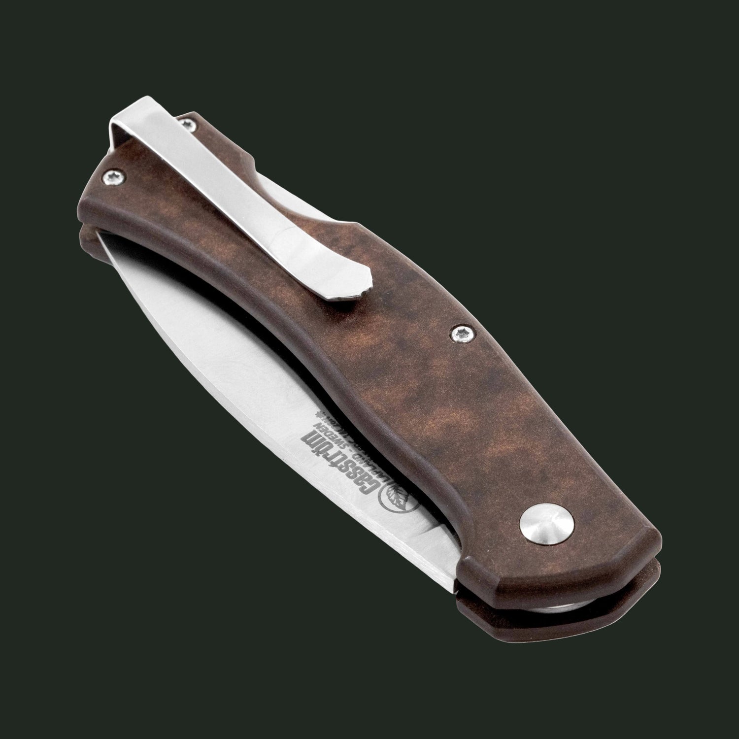 The Lars Fält EDC pocket knife in colour Coffee.