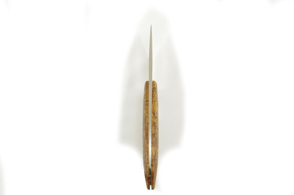 "Safari" Mini-Hunter Stabilised Curly Birch handle