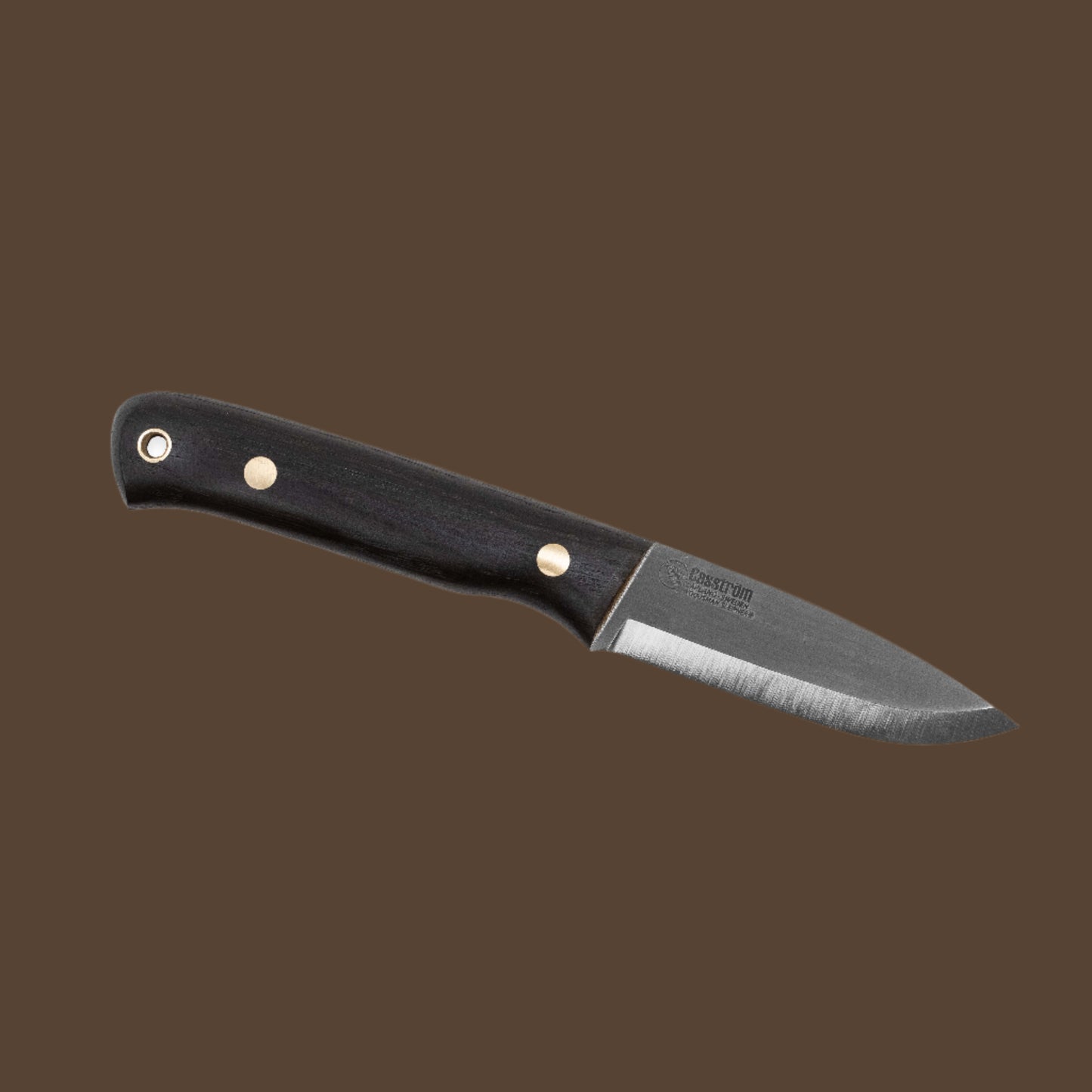 Casström Woodsman knife - Bog Oak Handle