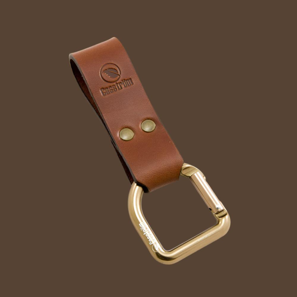 Casström No.3 leather knife dangler with unique d-ring attachment