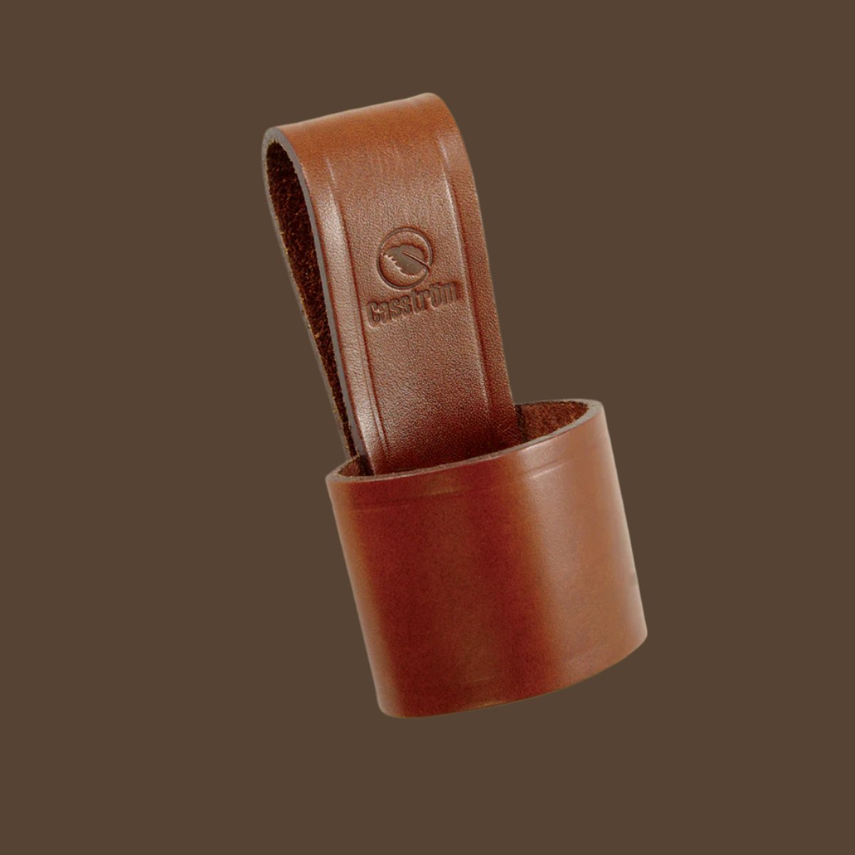 Casström Leather Axe loop in cognac brown