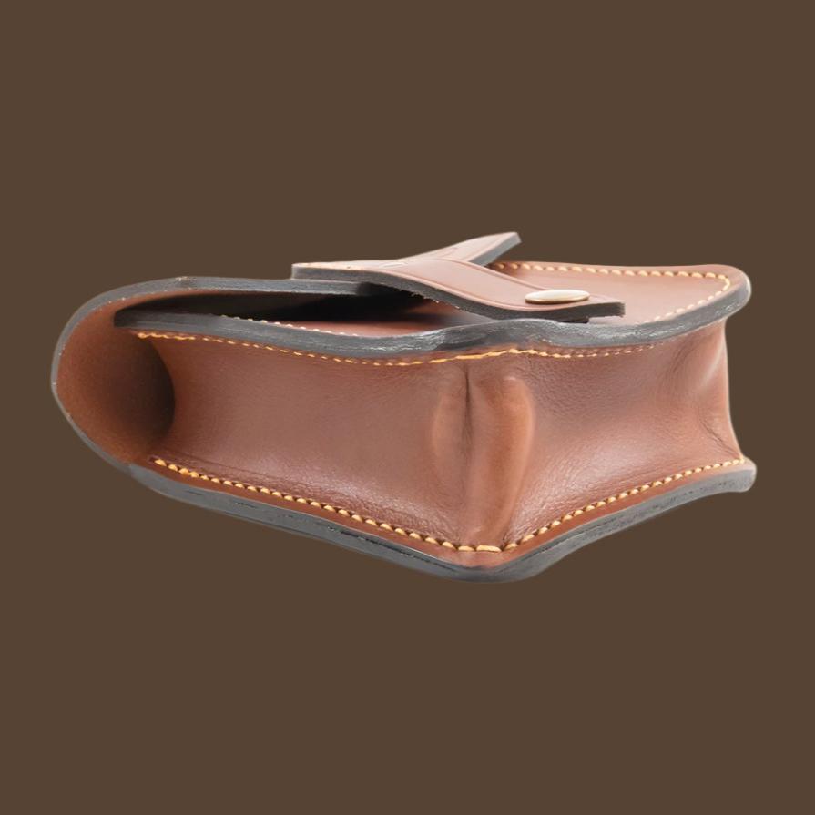 Side view of the Casström Possibles Pouch showing the stitching quality