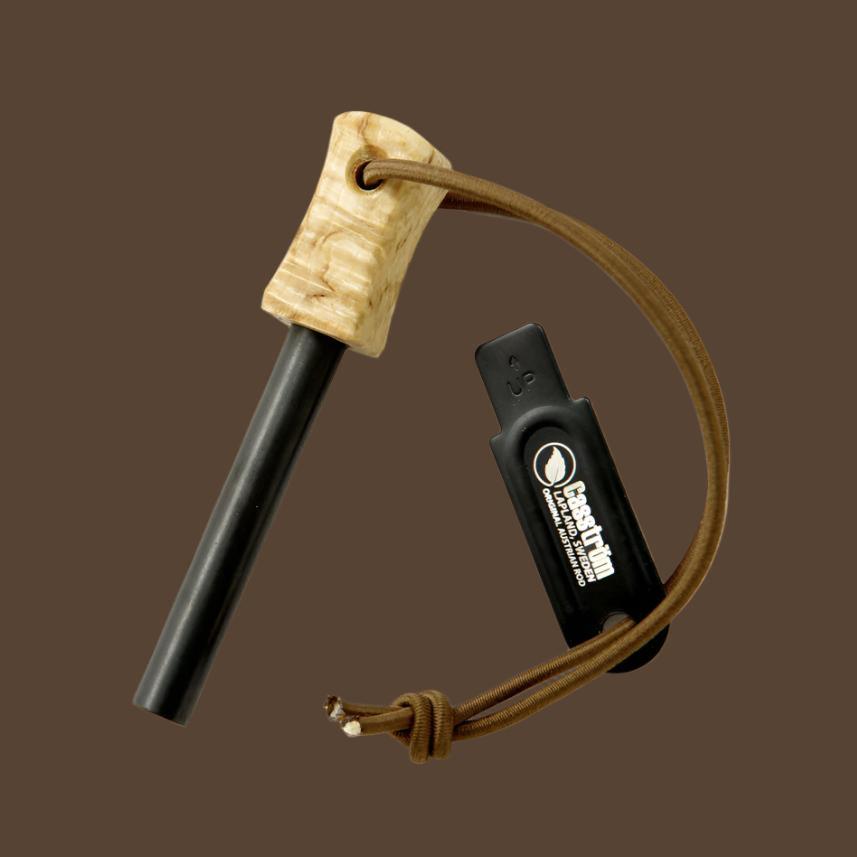 Fire Striker with Curly Birch Handle
