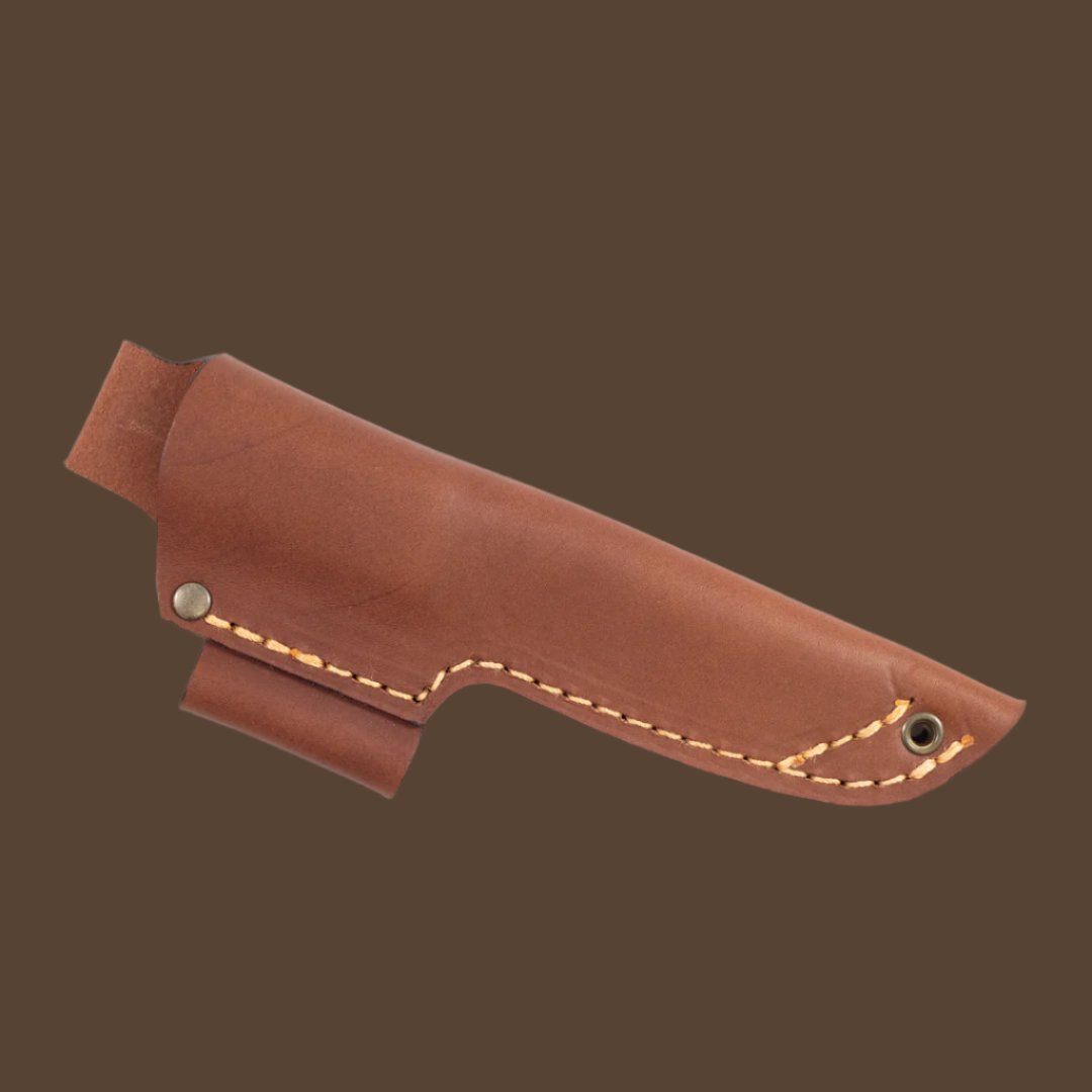 No. 10 SFK Leather Sheath with fire steel loop - Casstrom Limited