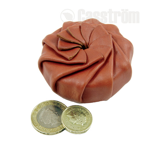 Reindeer leather coin pouch