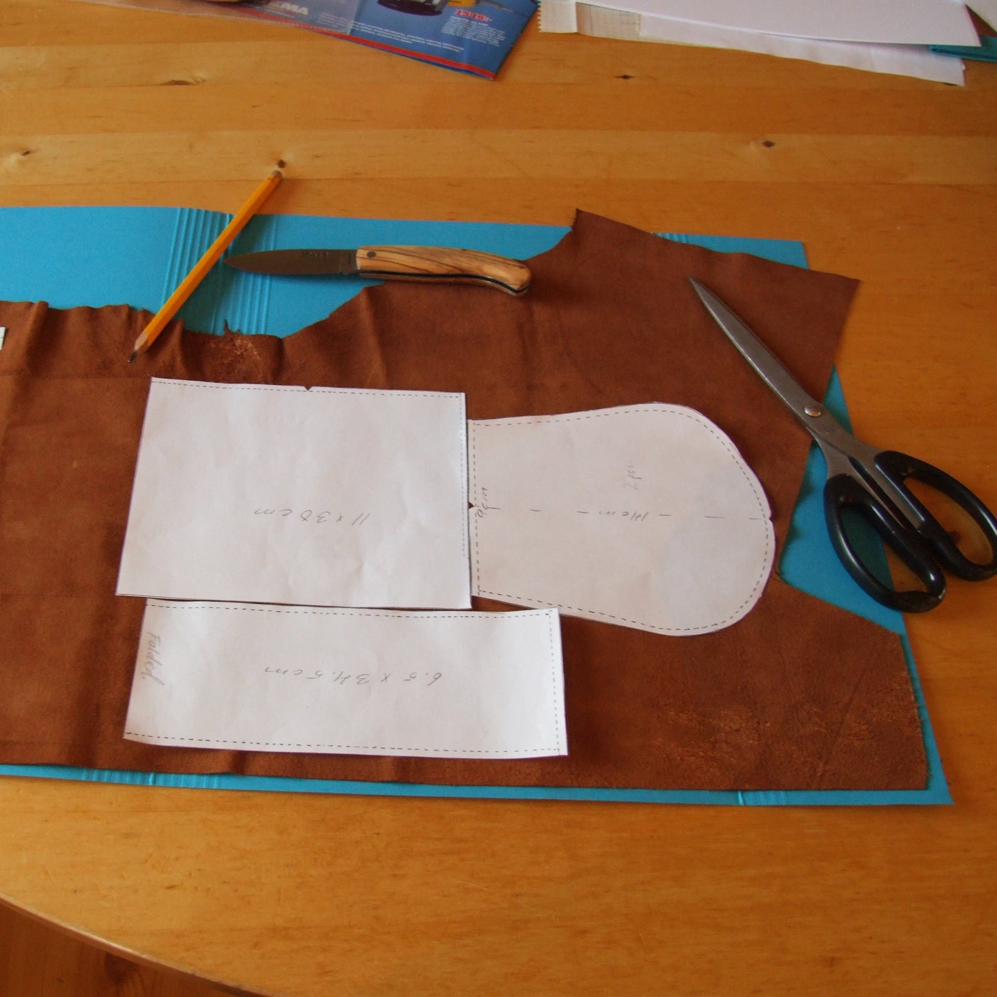 Sew Your Own Reindeer Leather Bag