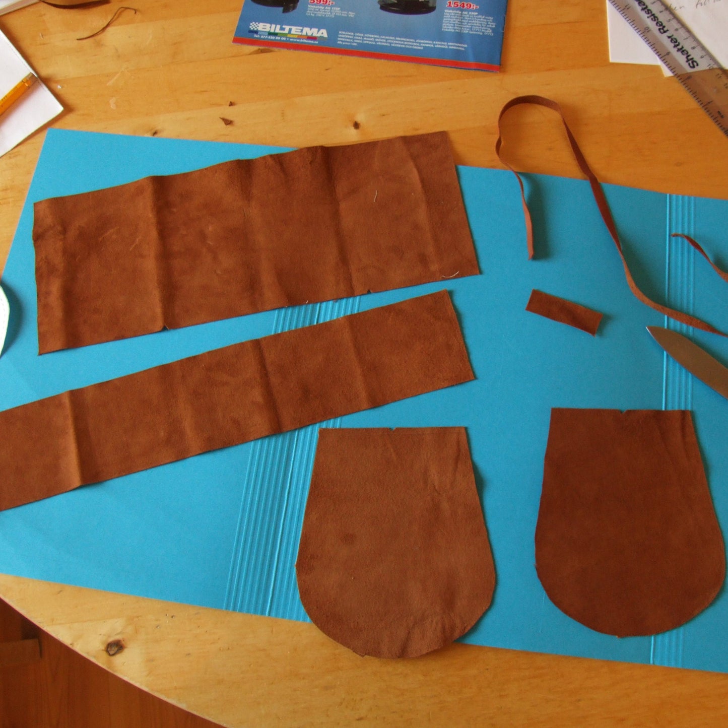 Sew Your Own Reindeer Leather Bag