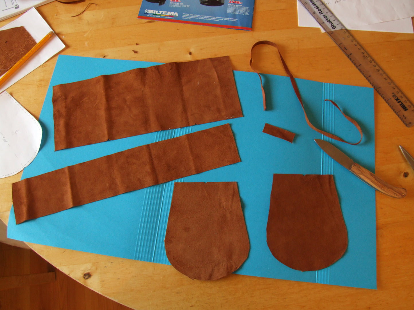 Sew Your Own Reindeer Leather Bag