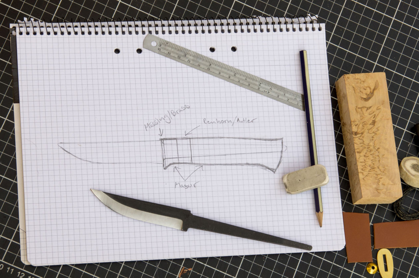 Knife Making Kit - Scandinavian Puukko Knife