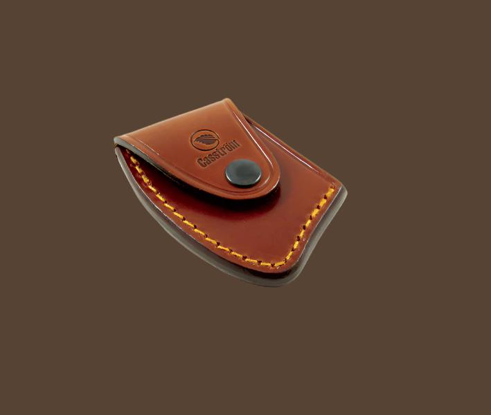No. 25 Leather Axe Sheath in Cognac Brown