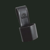 Casström leather axe loop in black 