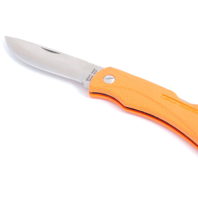 Swede 8 ORANGE HANDLE LEATHER SHEATH - Casstrom Limited