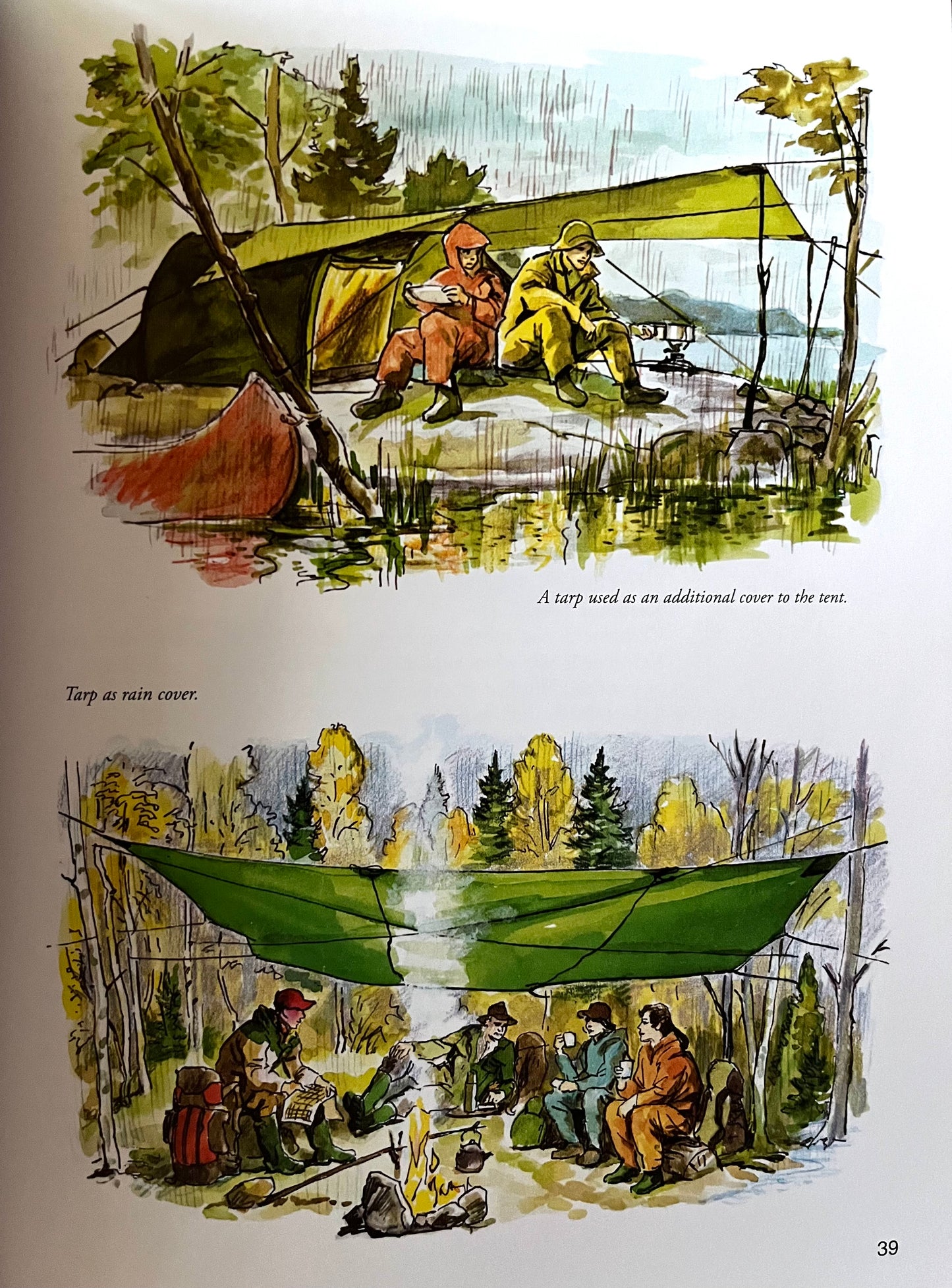 Page preview of Lars Fält book "Outdoors the Scandinavian Way - Summer skills" written by Lars Fält