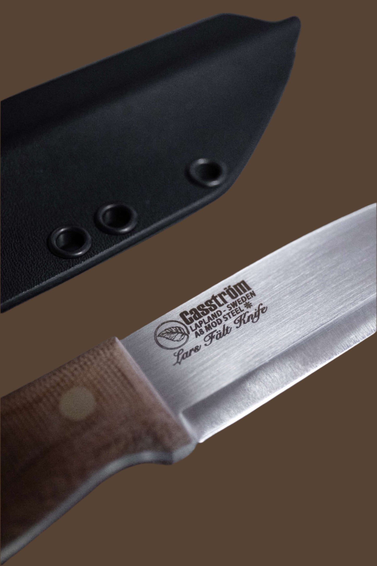 Lars Fält Knife - Canvas Micarta