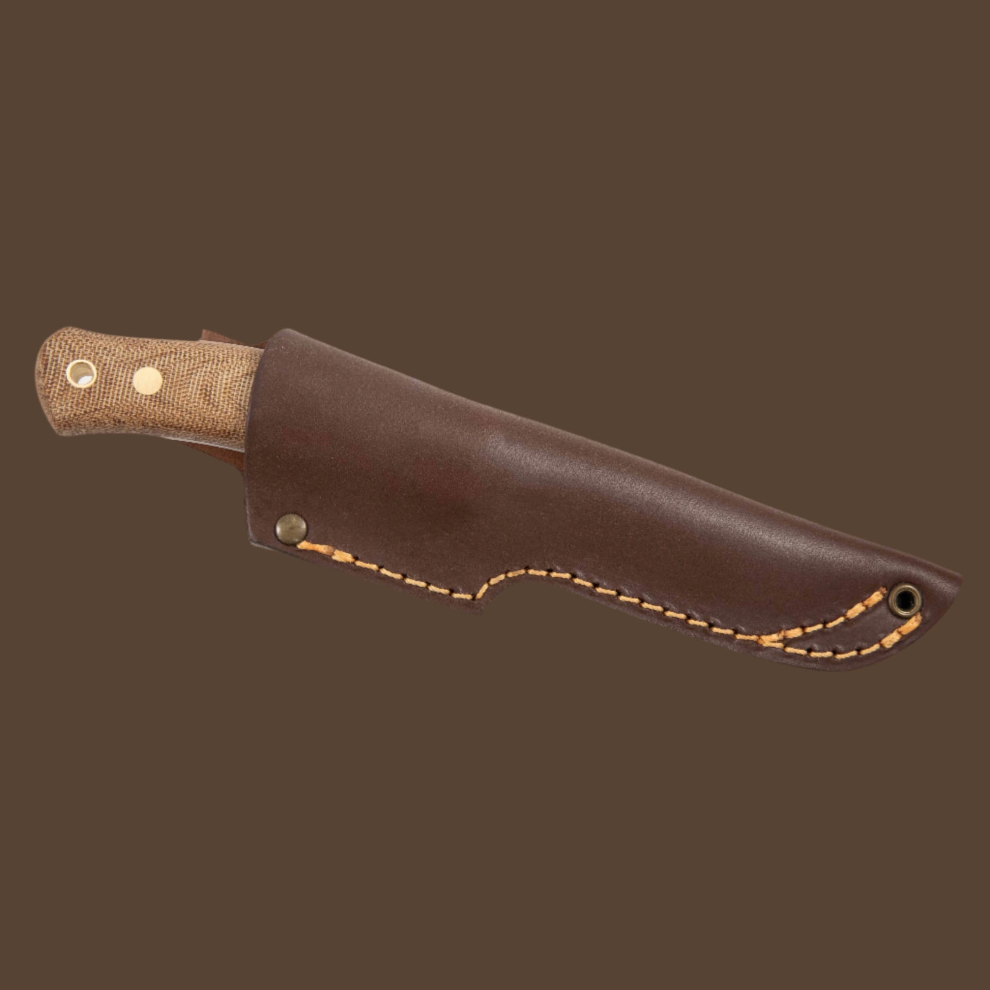 Casström No.10 SFK - knife in hotwaxed leather sheath