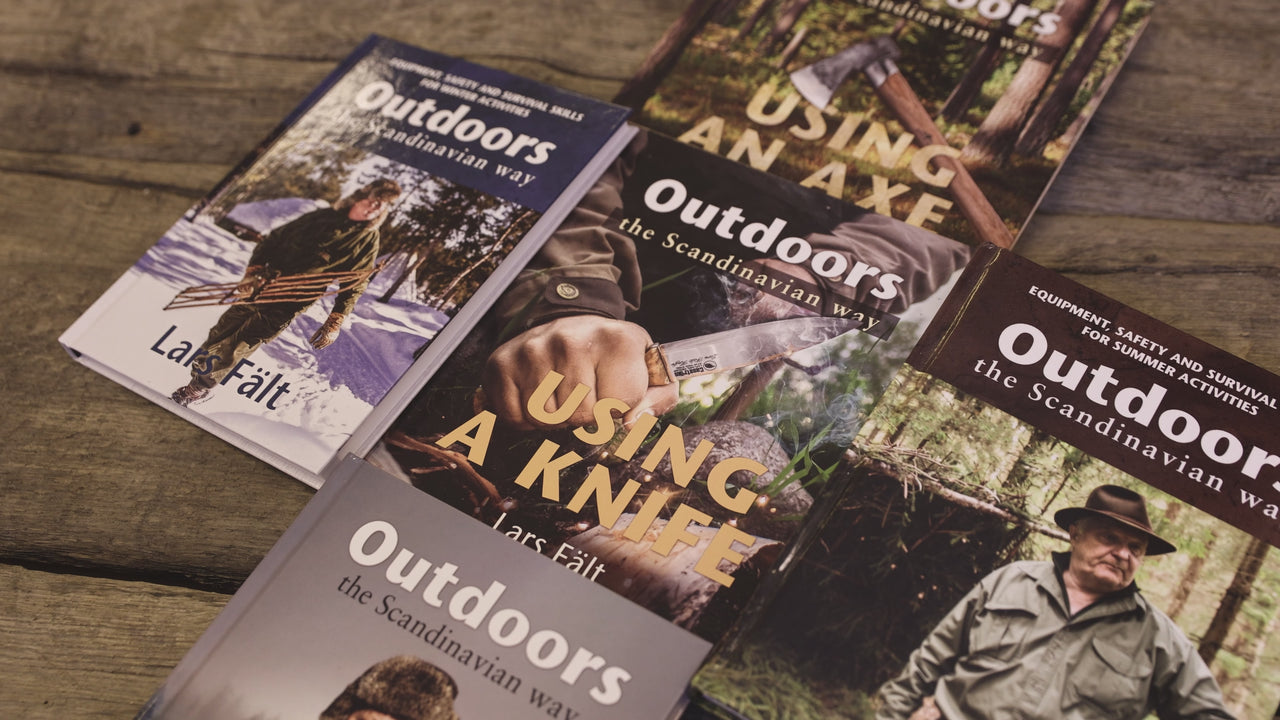 Video flick through of Lars Fält's book "Outdoors the Scandinavian Way - Summer skills"