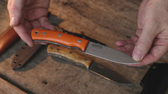Video of the No.10 SFKflat grind, in orange G10.