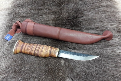 Birch Bark Puukko Knife