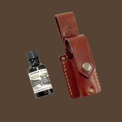 Exclusive Leather Bottle-Holder for Beck Oil - Casstrom Limited