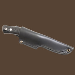 No.10 Swedish Forest Knife in Black Micarta - Casstrom Limited