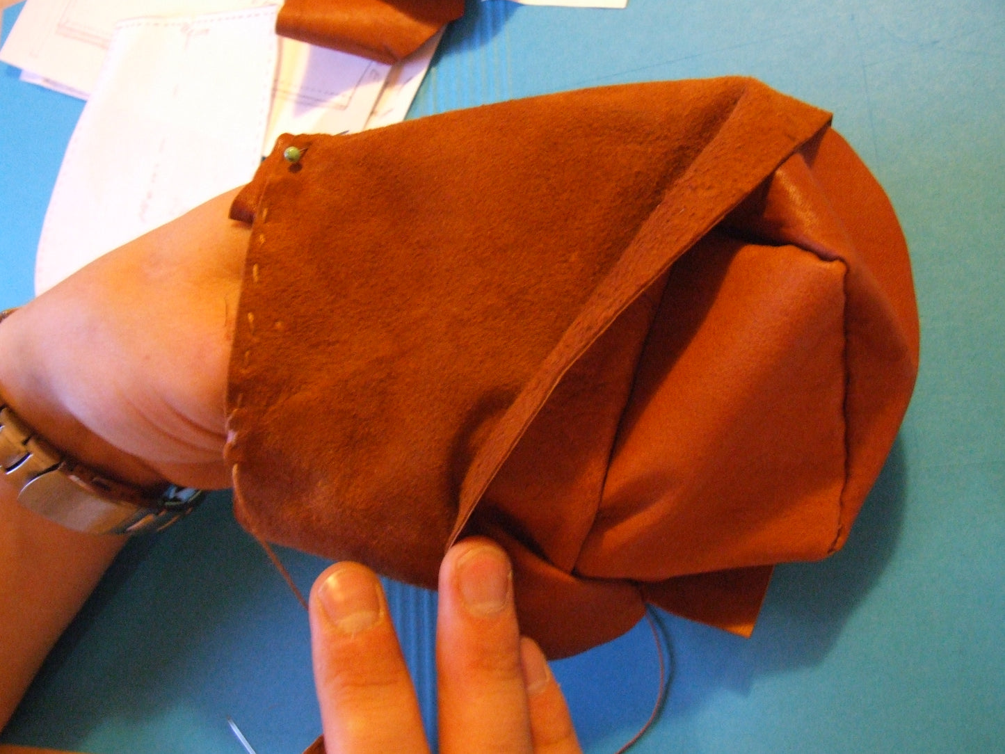 Sew Your Own Reindeer Leather Bag