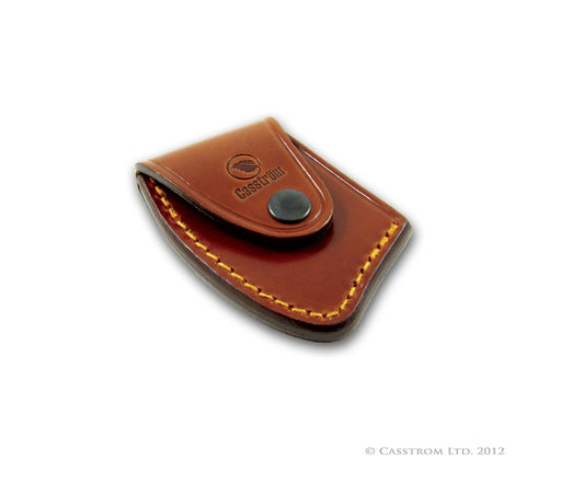No. 25 Leather Axe Sheath in Cognac Brown