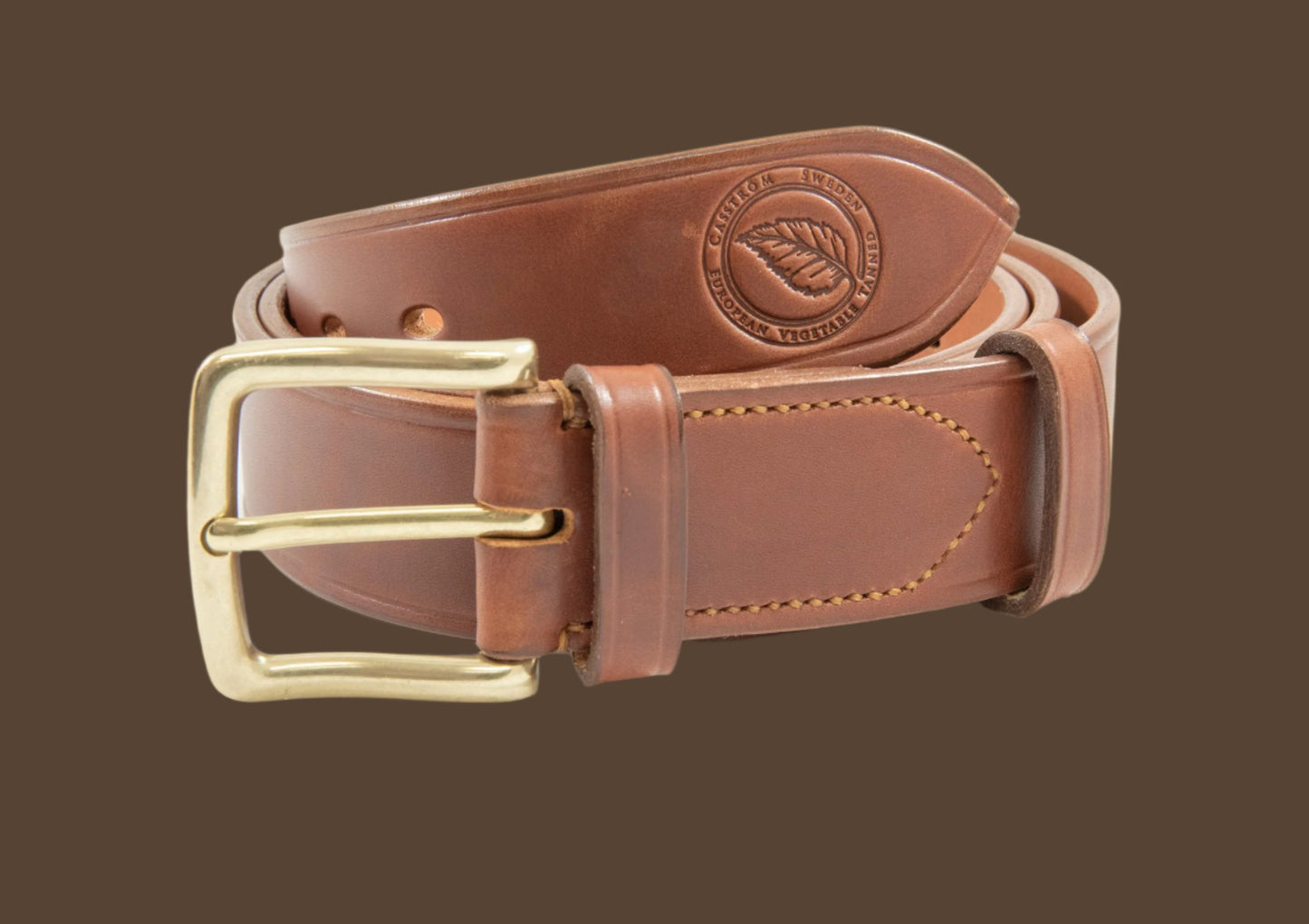 Casström Swedish Forest Belt made from European bridle leather