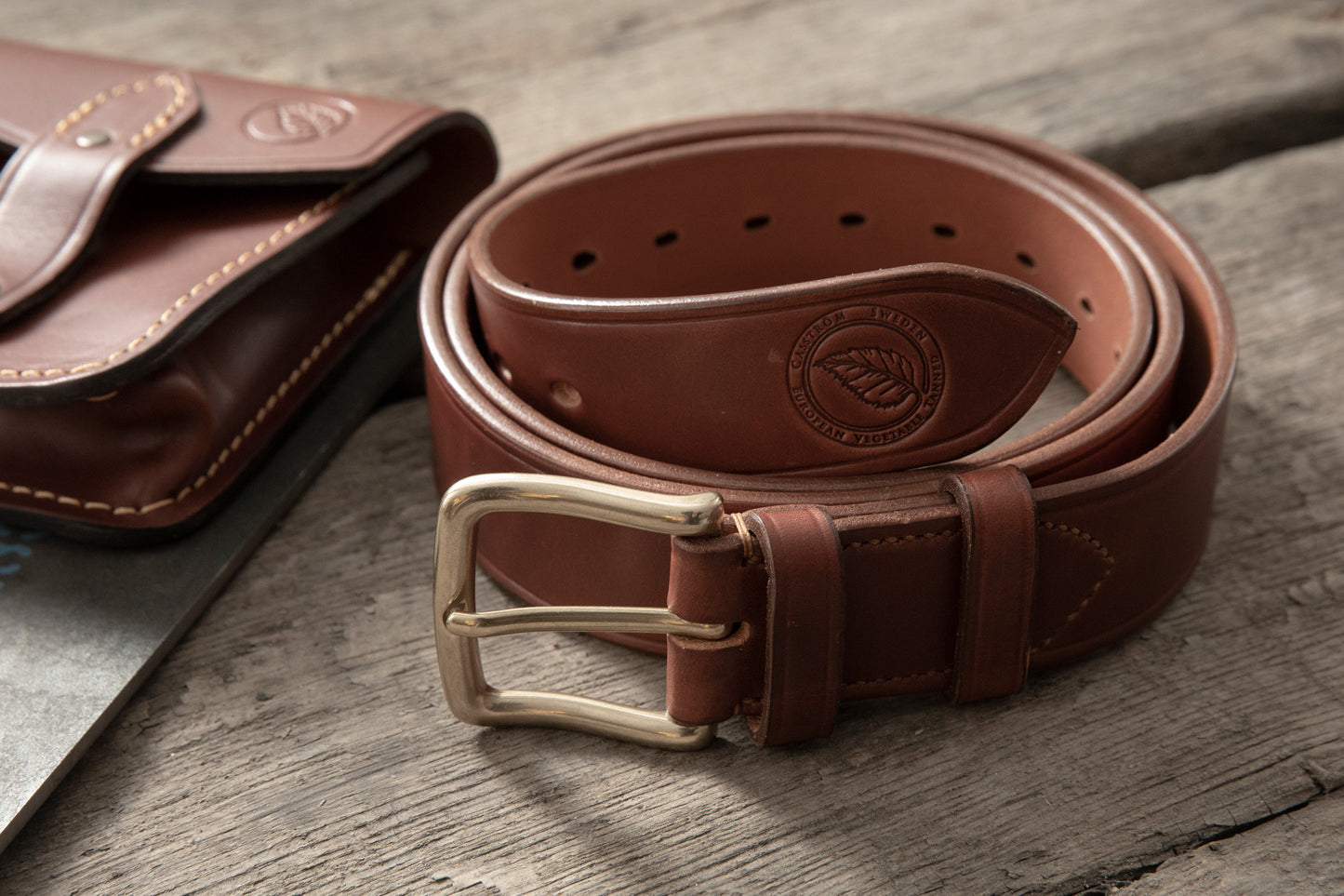 The Casström Swedish Forest Belt with Possibles pouch 