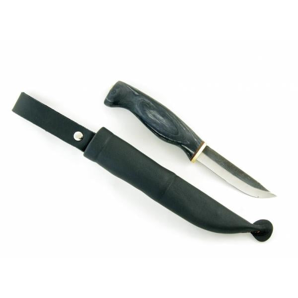 Black Puukko Knife - Casstrom Limited